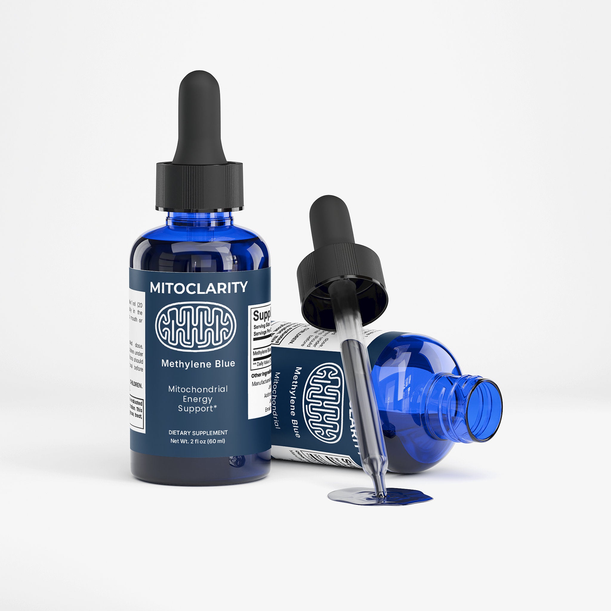 MitoClarity Methylene Blue Drops — 3 Bottles