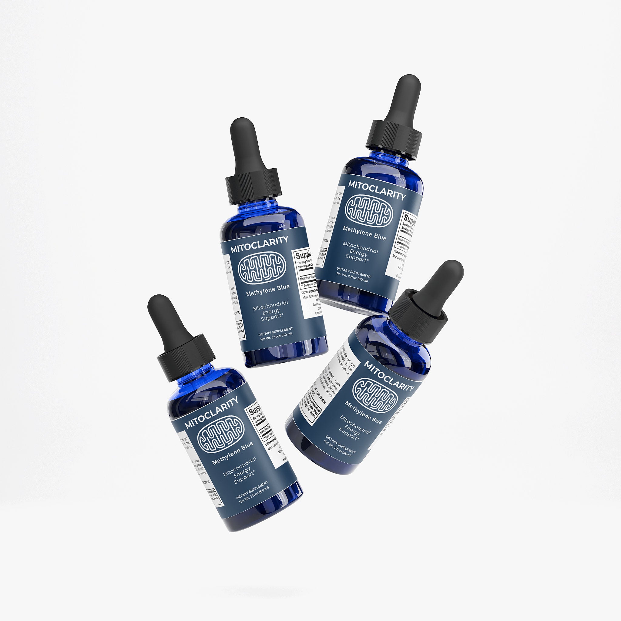 MitoClarity Methylene Blue Drops — 3 Bottles